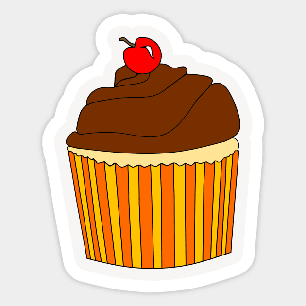 I Love Cupcakes Sticker by SartorisArt1